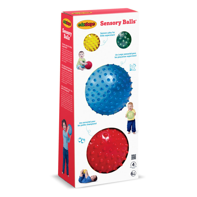 EDUSHAPE - Sensory Ball Mega Pack, Pack of 4