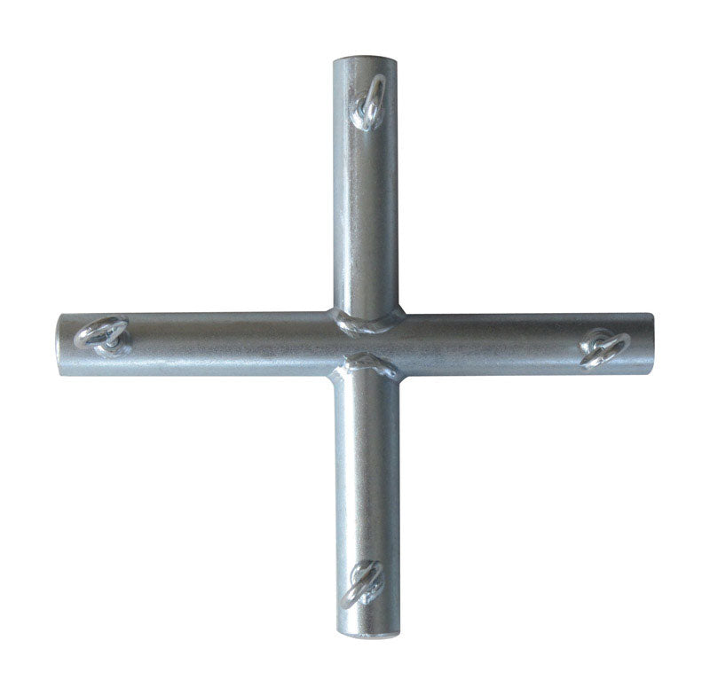 AHC - AHC 3/4 in. Round X 3/4 in. D 3/4 in. D FX Galvanized Carbon Steel 10 in. L Connector