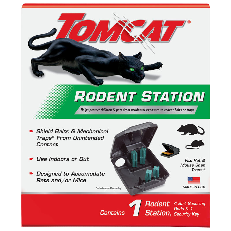 TOMCAT - Tomcat Rodent Bait Station Blocks For Mice and Rats 1 pk