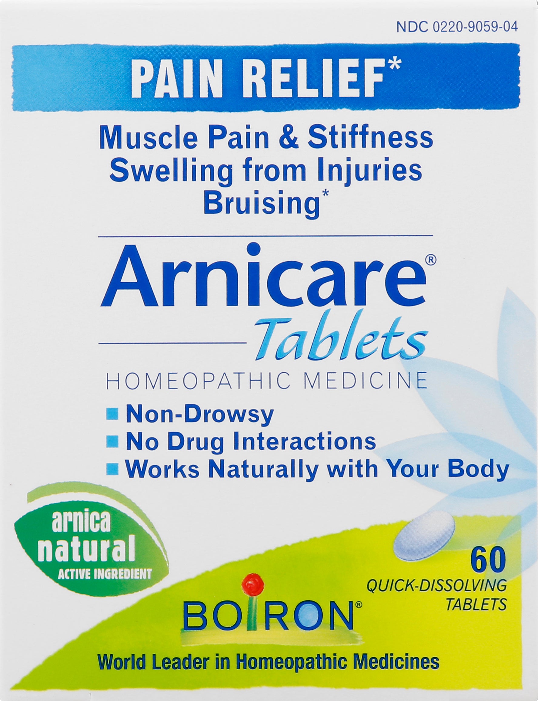 Arnicare Quick-Dissolving Tablets Pain Relief 60 ea - Case of 6