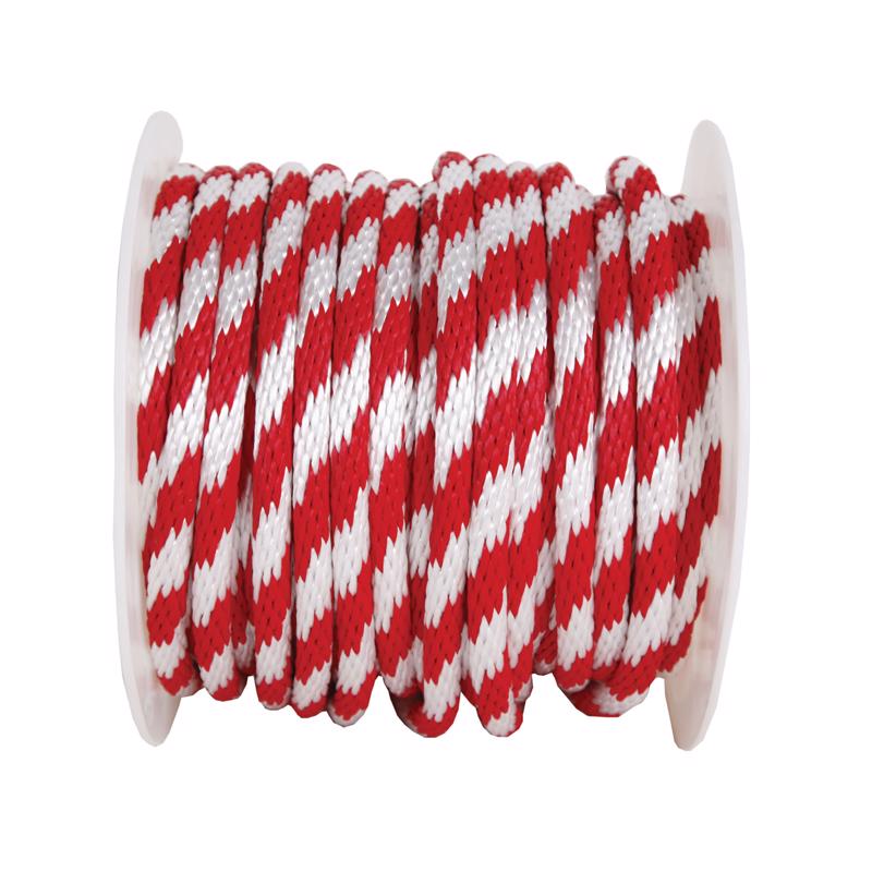 KOCH - Koch 5/8 in. D X 140 ft. L Red/White Solid Braided Polypropylene Derby Rope