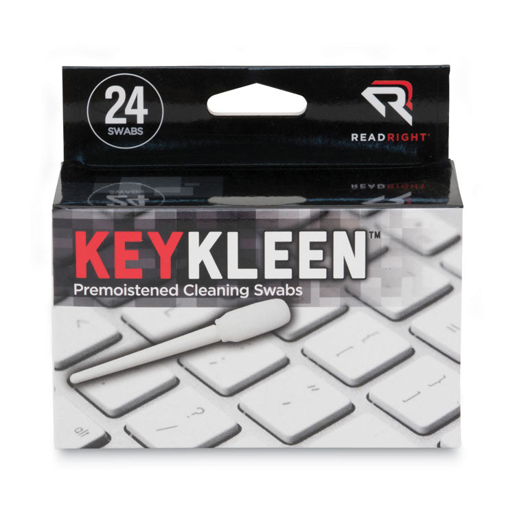 Read Right - KeyKleen Premoistened Cleaning Swabs, 24/Box