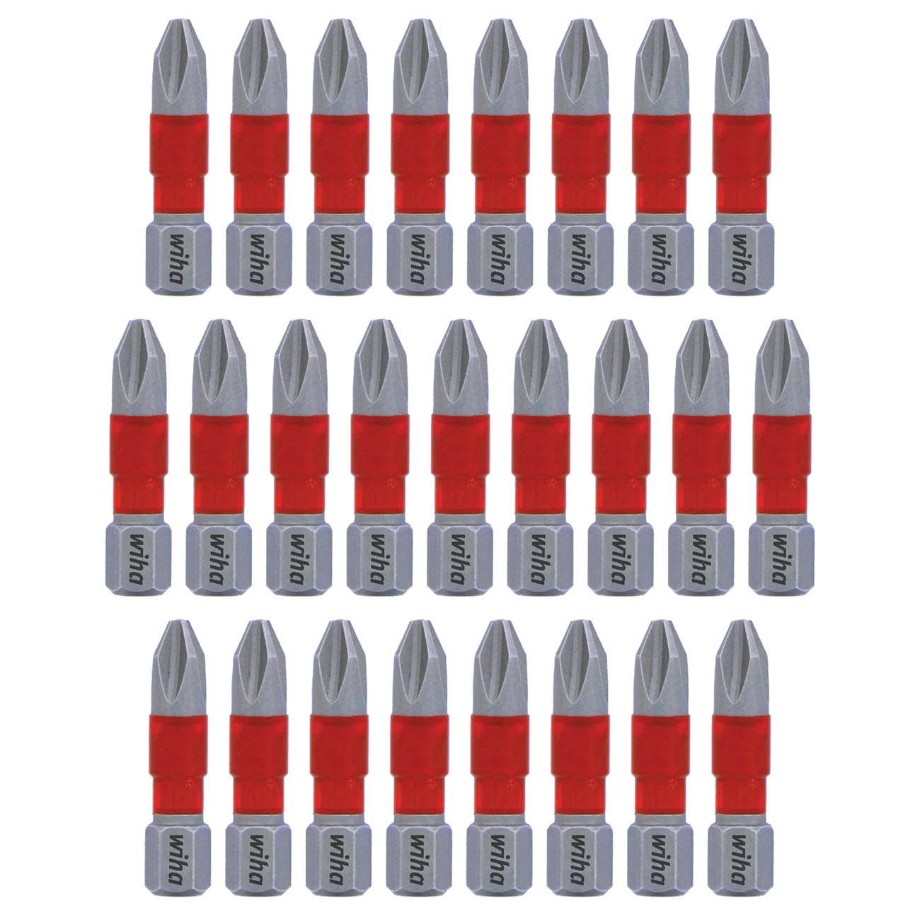 Wiha Terminator Impact Insert Bit Phillips #2 Pack of 25 Bits