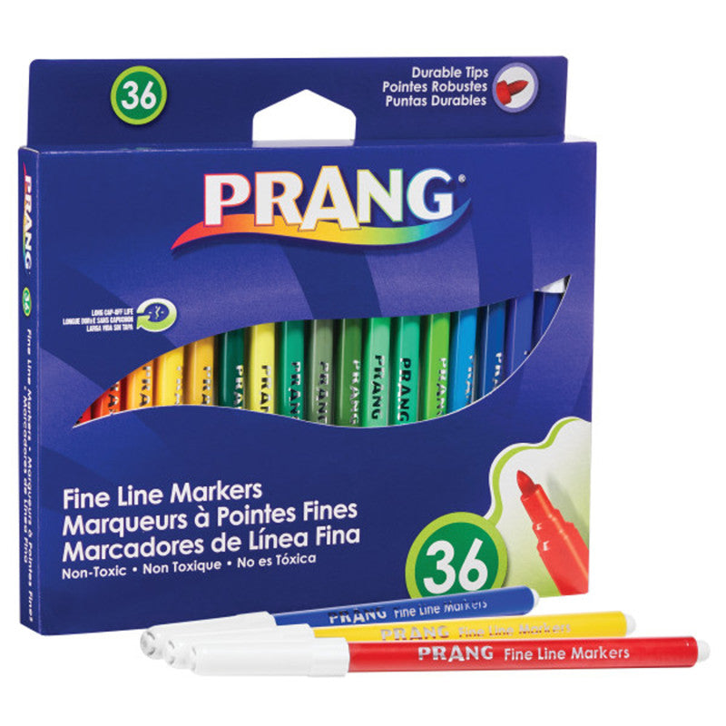 PRANG - Classic Art Markers, Fine Line, 36 Colors