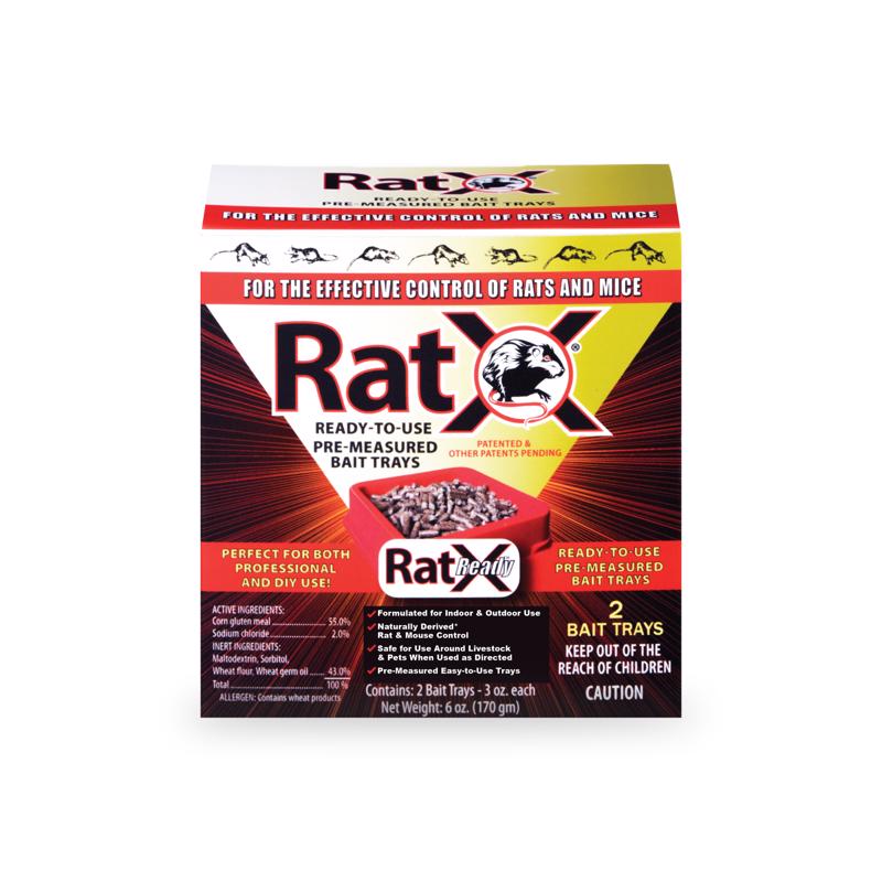 RATX - RatX Non-Toxic Bait Pellets For Mice and Rats 6 oz 2 pk