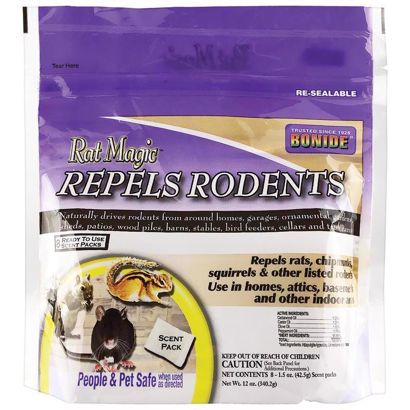 BONIDE - Bonide Rat Magic Animal Repellent Scent Pouch For Rodents 6 oz