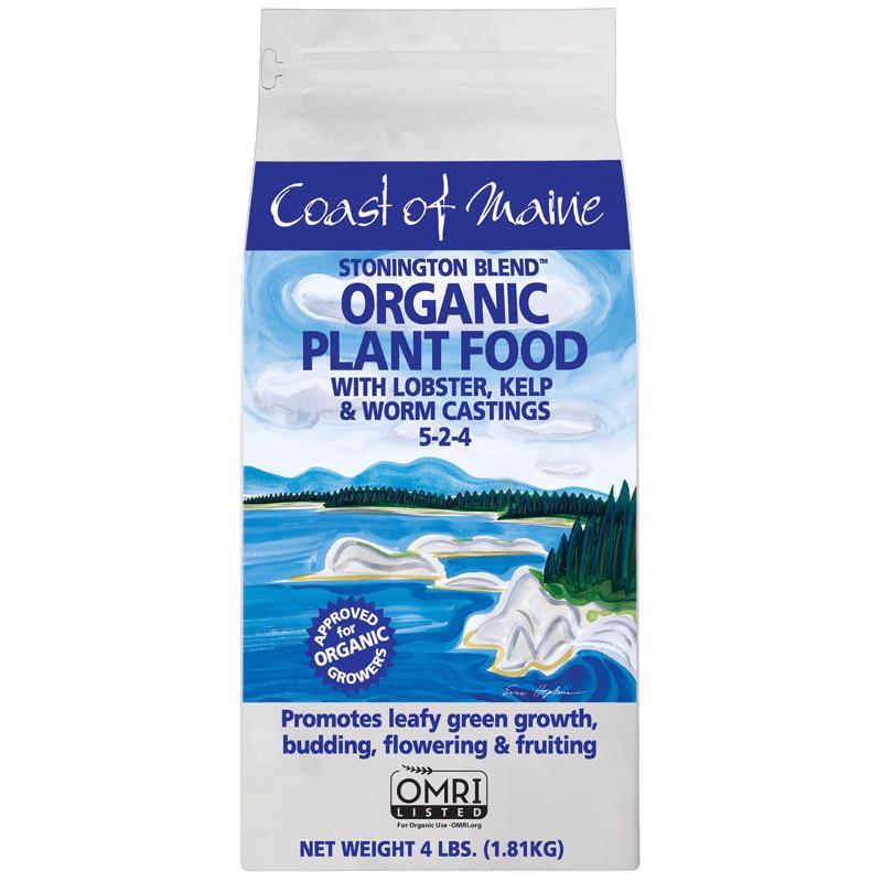 COAST OF MAINE - Coast of Maine Stonington Blend Organic Granules All Purpose Plant Food 4 lb