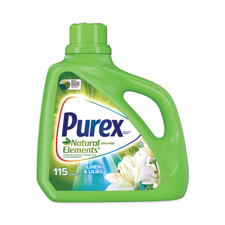 Purex - Ultra Natural Elements HE Liquid Detergent, Linen and Lilies, 150 oz Bottle