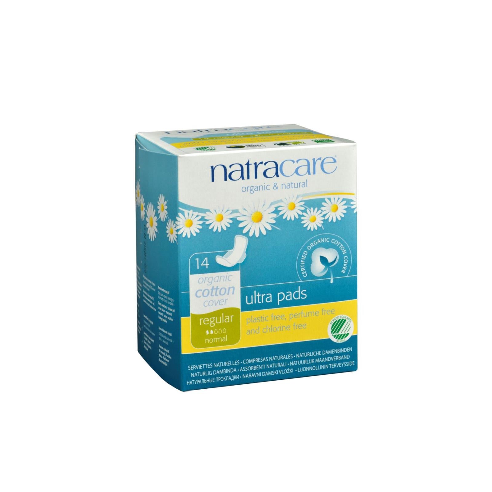 NATRACARE PADS ULTRA REG & WINGS - Case of 3