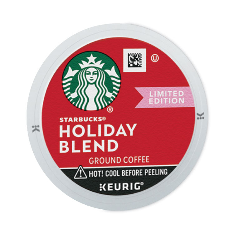 Starbucks - Holiday Blend Coffee, K-Cups, 22/Box, 4 Boxes/Carton