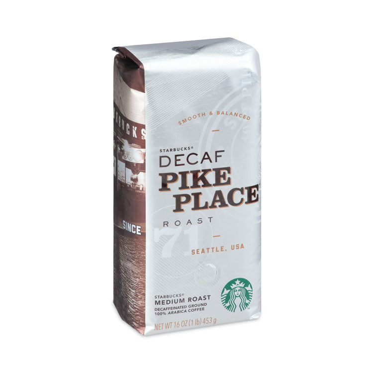 Starbucks - Coffee, Pike Place Decaf, 1 lb Bag, , 6/Carton