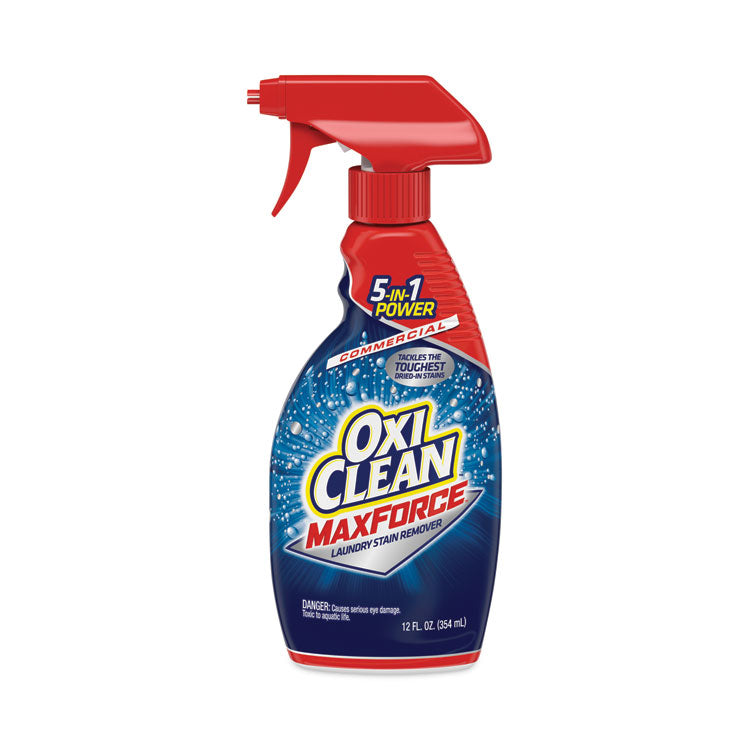 OxiClean - Max Force Laundry Stain Remover, 12 oz Spray Bottle