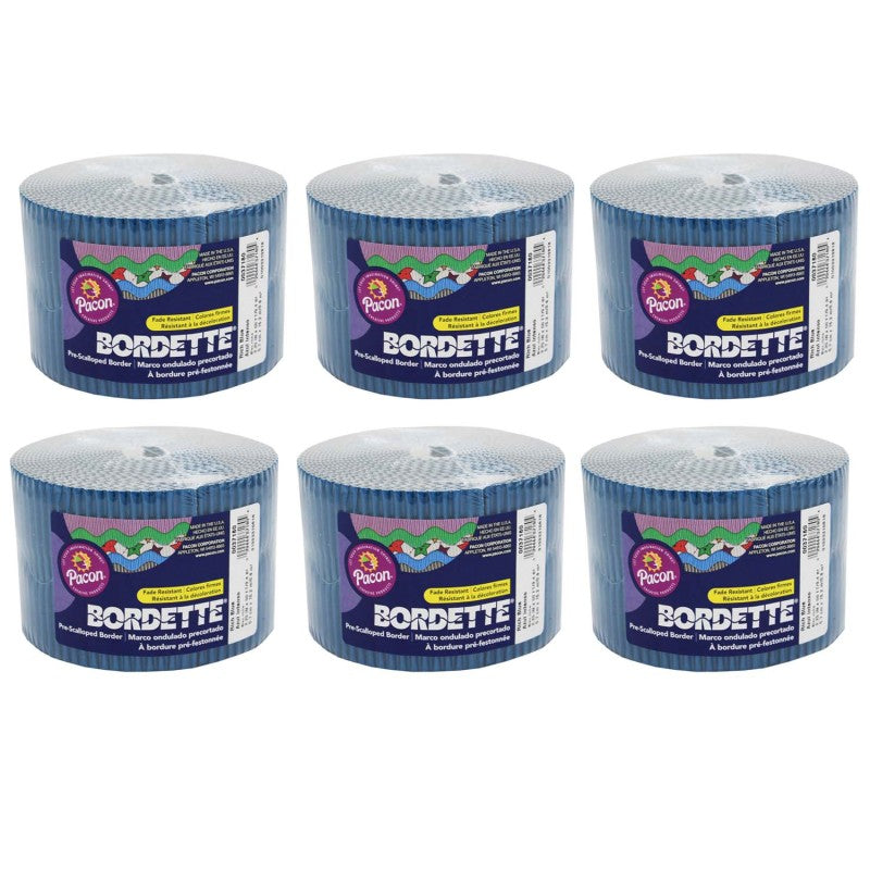 BORDETTE - Decorative Border, Rich Blue, 2-1/4" x 50', 6 Rolls