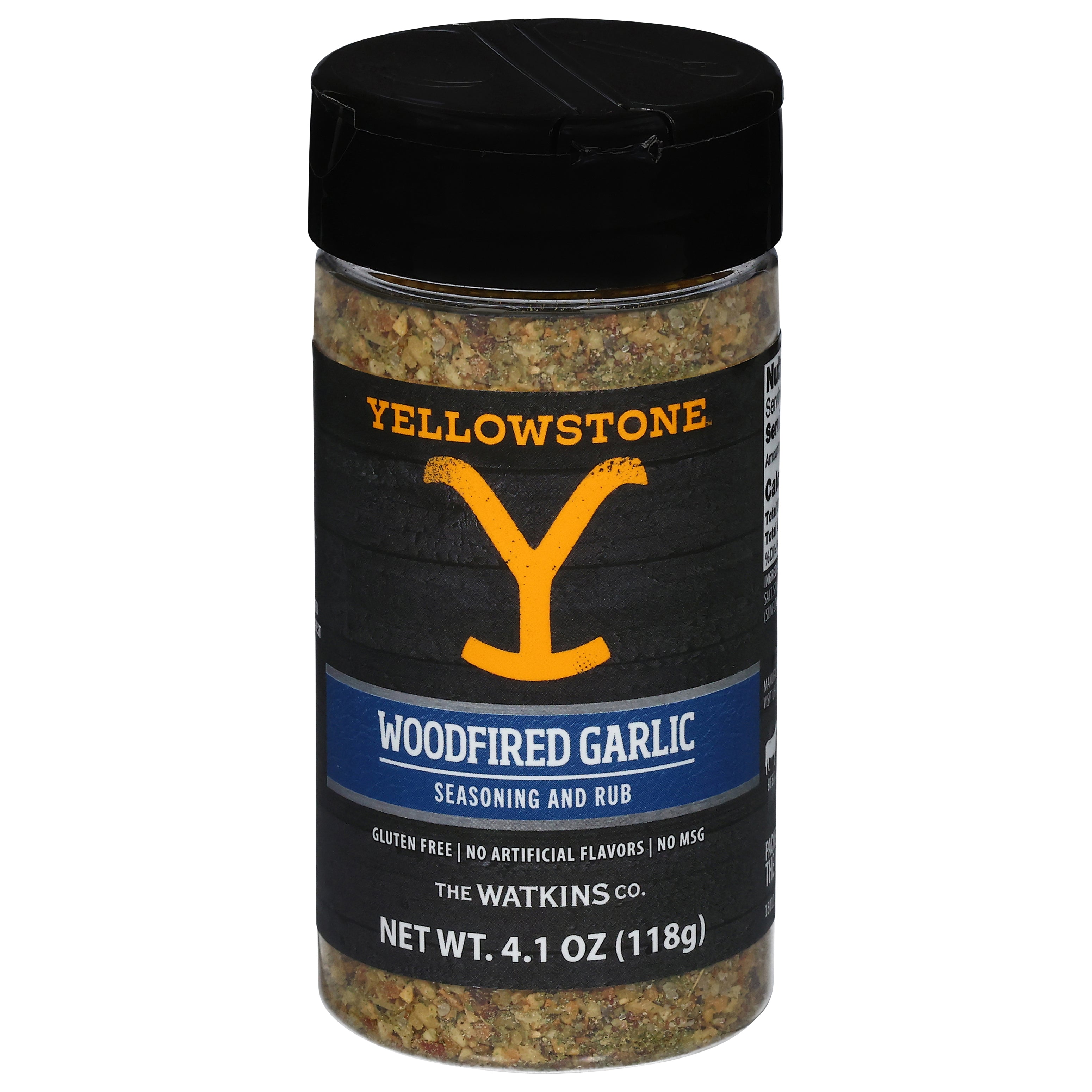 Yellowstone Woodfired Garlic Seasoning and Rub 4.1 oz - Case of 6