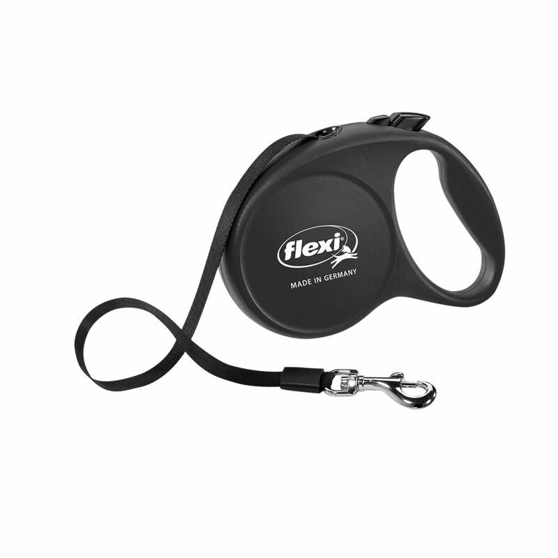FLEXI - Flexi Black Retractable Nylon Dog Leash Large