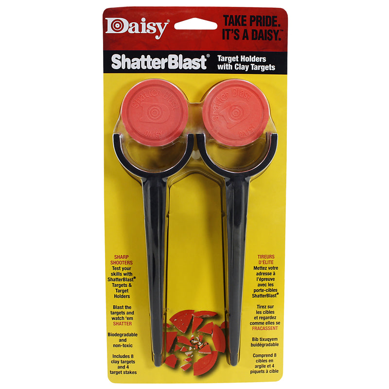 DAISY - Daisy ShatterBlast Target Holders with Clay Targets 1 pk