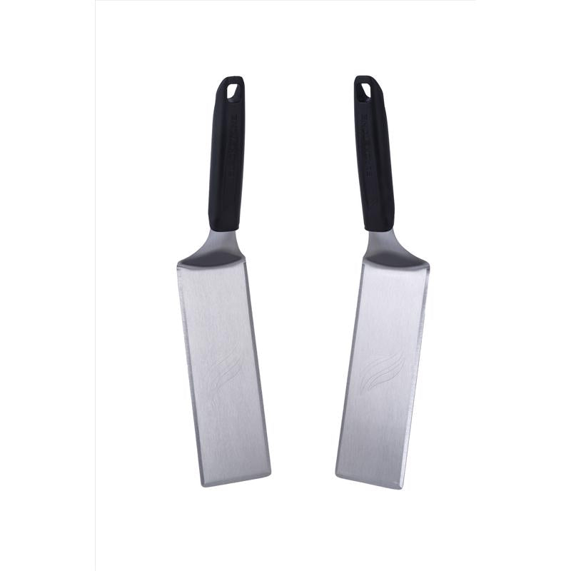 BLACKSTONE - Blackstone Stainless Steel Black/Silver Grill Spatula 2 pc