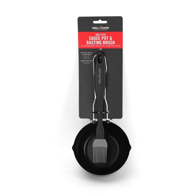 GRILL MARK - Grill Mark Black/Gray Grill Basting Set 1 pk