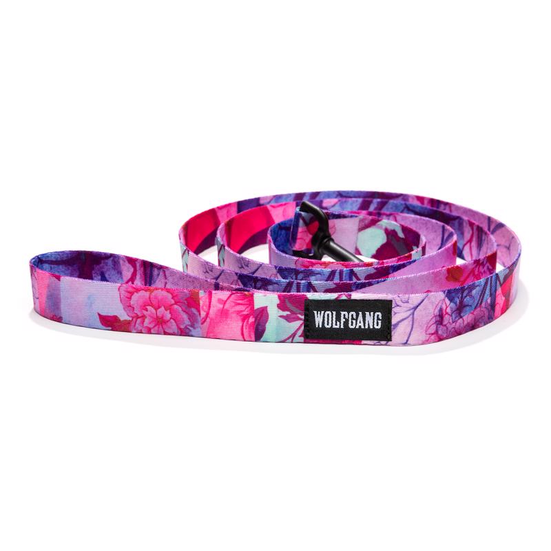 WOLFGANG - Wolfgang Pink DayDream Polyester Dog Leash Medium/Large
