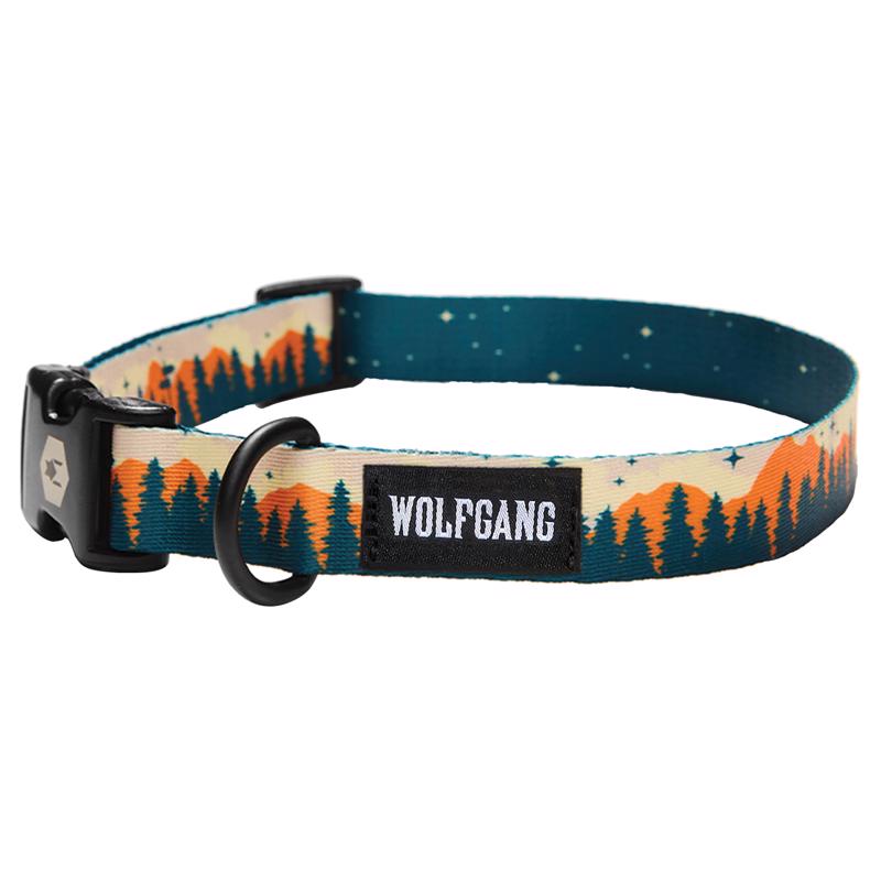 WOLFGANG - Wolfgang Multicolored OverLand Polyester Dog Adjustable Collar Large