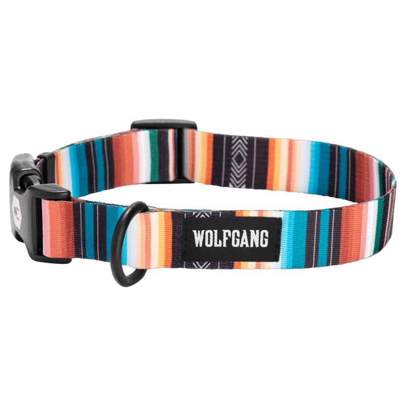 WOLFGANG - Wolfgang Multicolored LostArt Polyester Dog Adjustable Collar Large