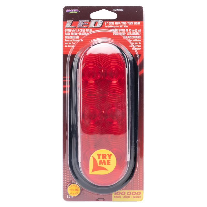 HOPKINS - Hopkins Red Oval Stop/Tail/Turn LED Light Kit