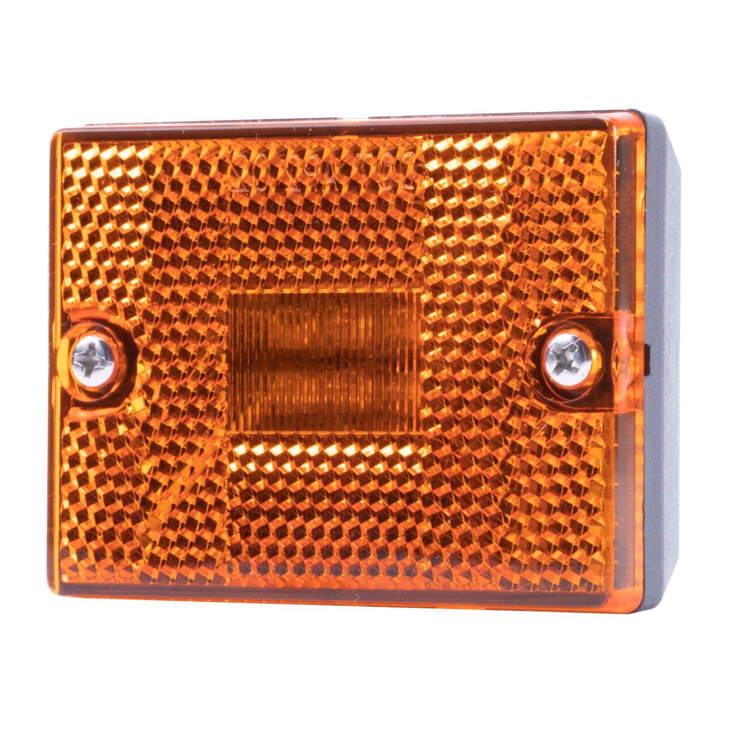 Hopkins Amber Rectangular Clearance/Side Marker Light - Case of 3
