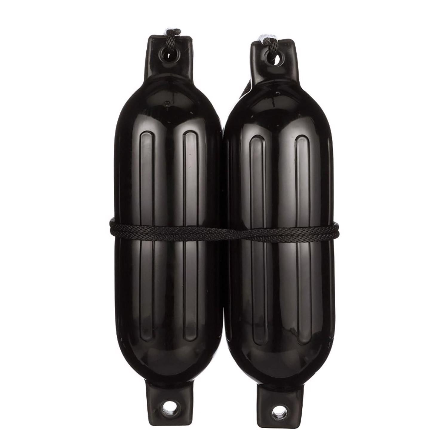 Seachoice Twin Eye Black Vinyl Boat Fender