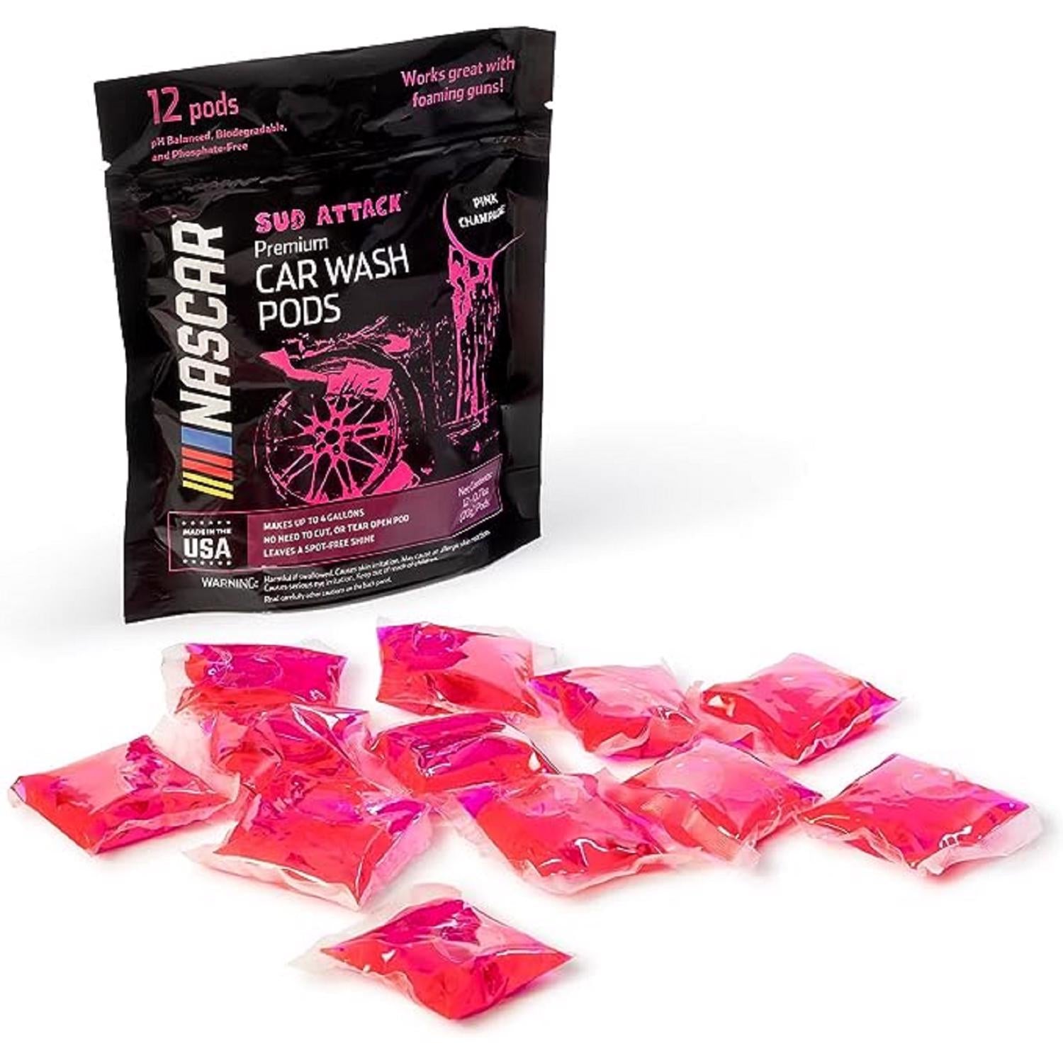 Nascar Sud Attack Concentrated Car Wash Pods 12 ct - Case of 6
