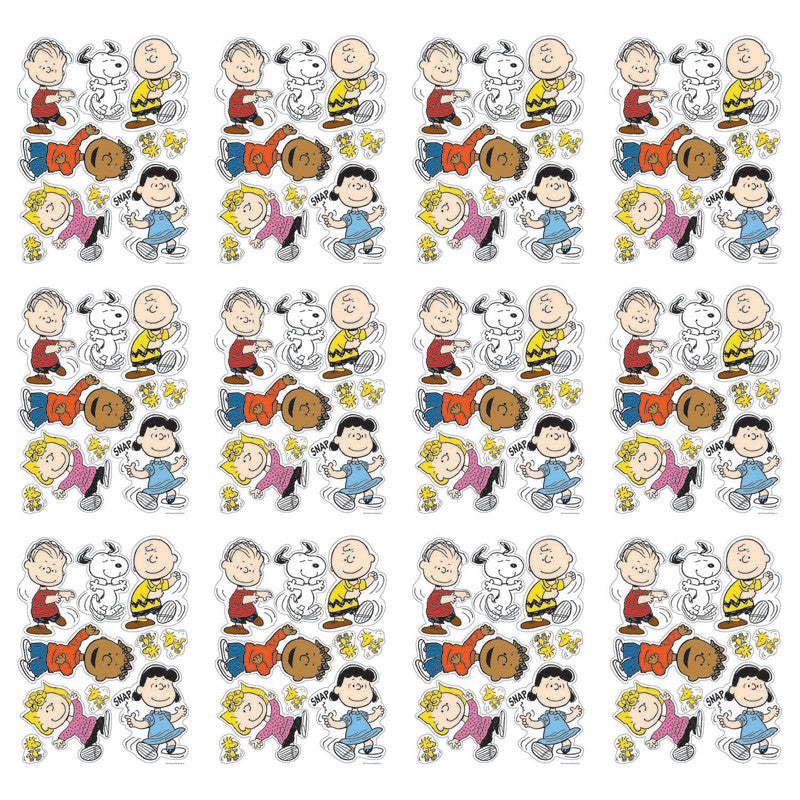 EUREKA - Peanuts® Classic Characters Window Clings, 12 Sheets