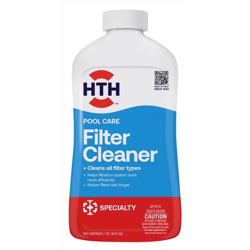 HTH - HTH Pool Care Liquid Filter Cleaner 32 oz - Case of 4