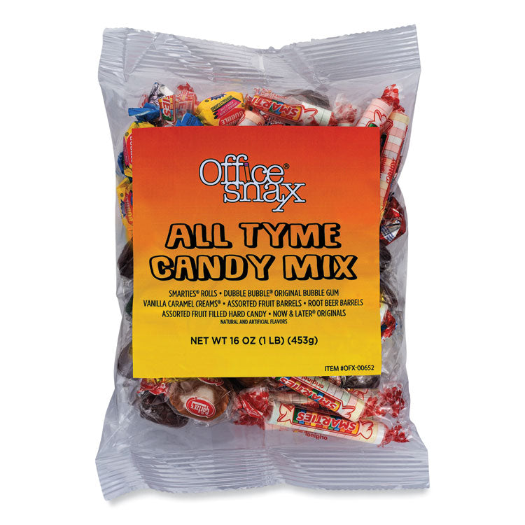 Office Snax - Candy Assortments, All Tyme Candy Mix, 1 lb Bag