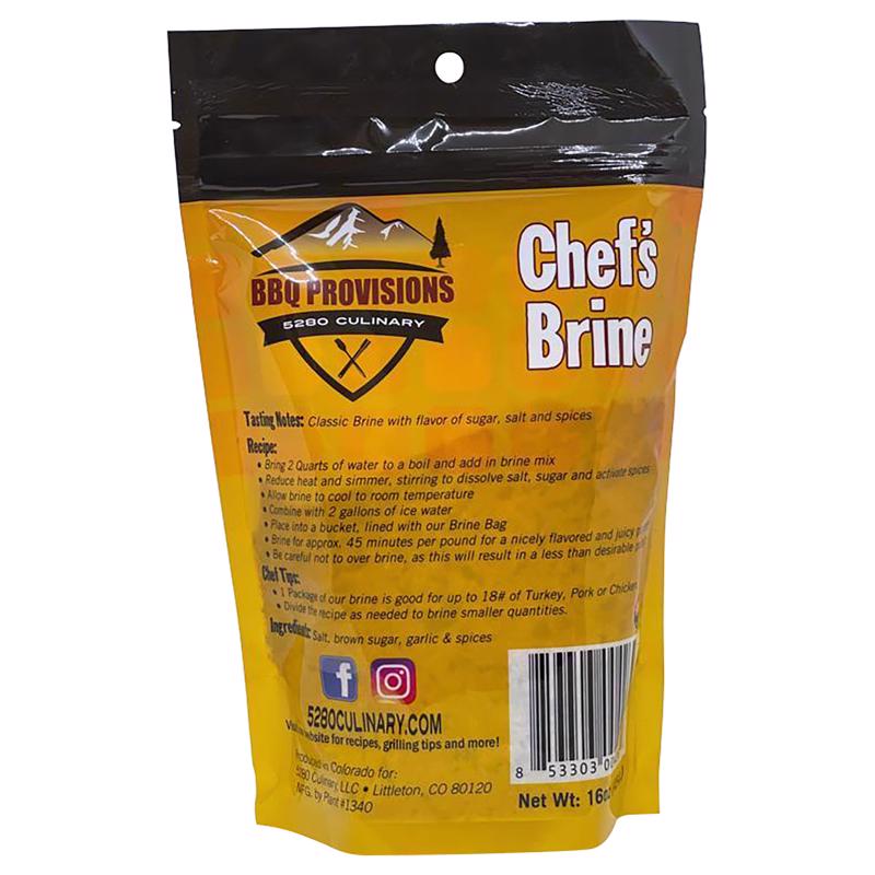 5280 CULINARY - 5280 Culinary BBQ Provisions Chefs Brine Brine Mix 16 oz