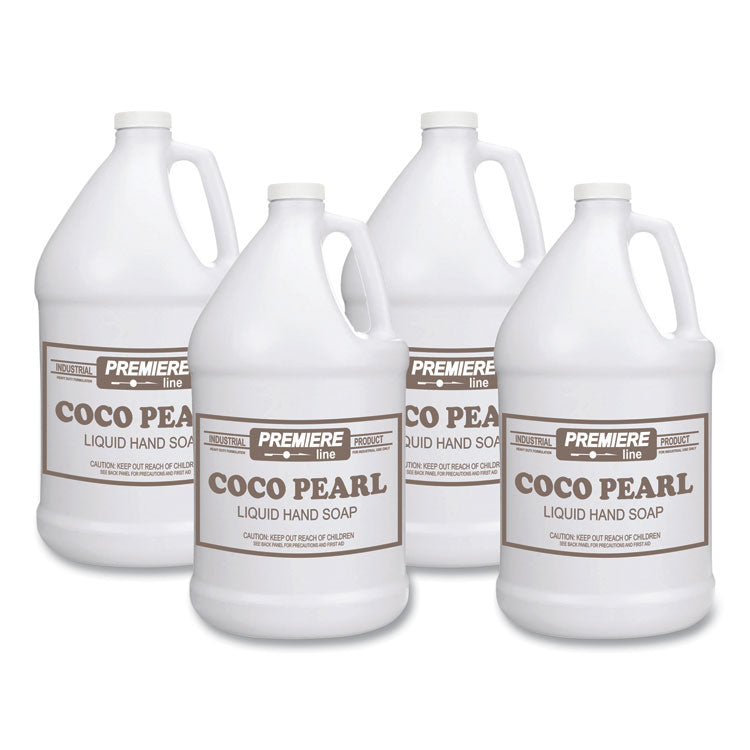 Kess - Coco Pearl Liquid Hand Soap, Coconut Scent, 128 oz Bottle, 4/Carton