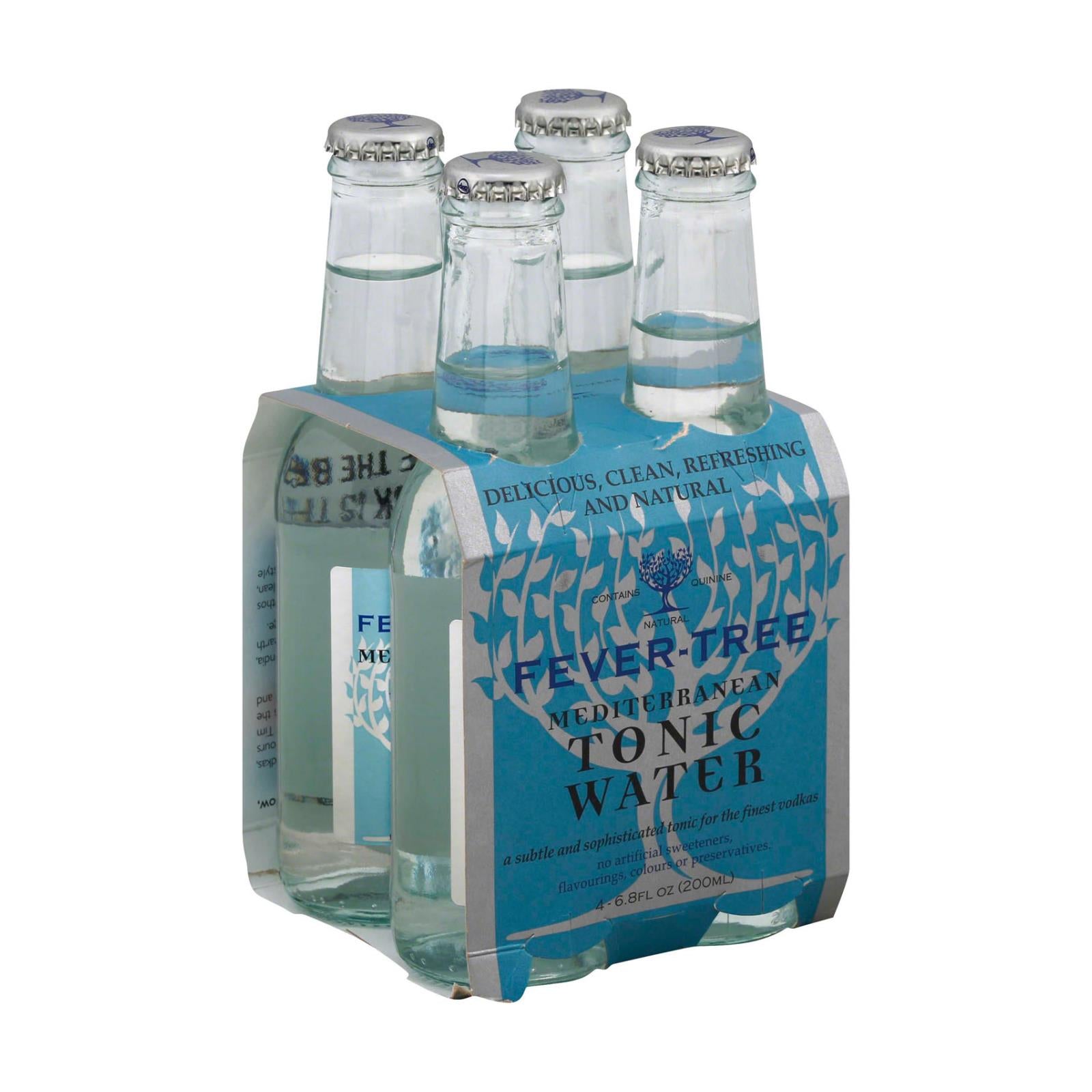 Fever - Tree Mediterranean Tonic Water - Tonic Water - Case of 6 - 6.8 FL oz.