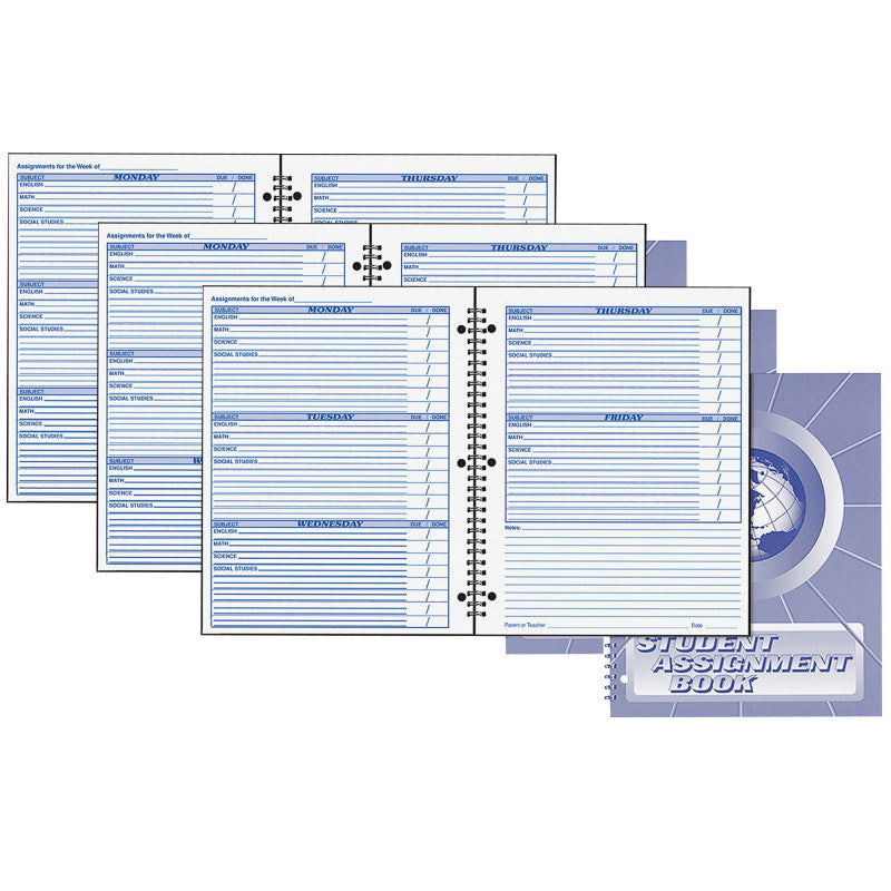 WARD - Student Assignment Book, Pack of 3