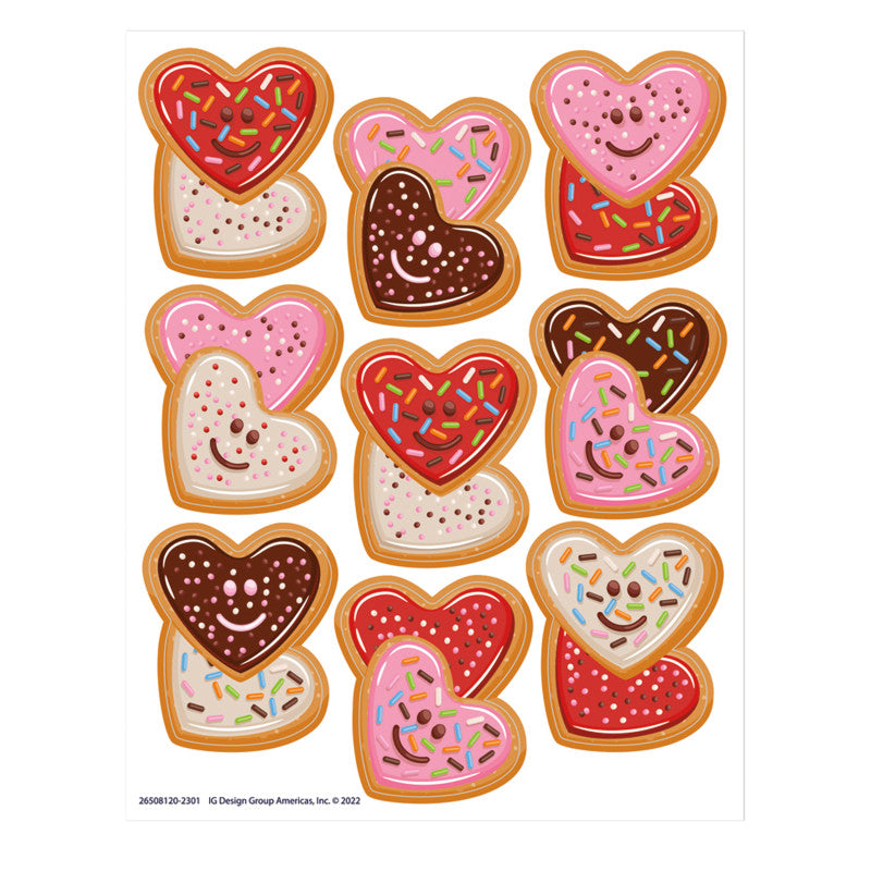 EUREKA - LOVE Valentine's Day Giant Stickers, 36 Per Pack, 12 Packs
