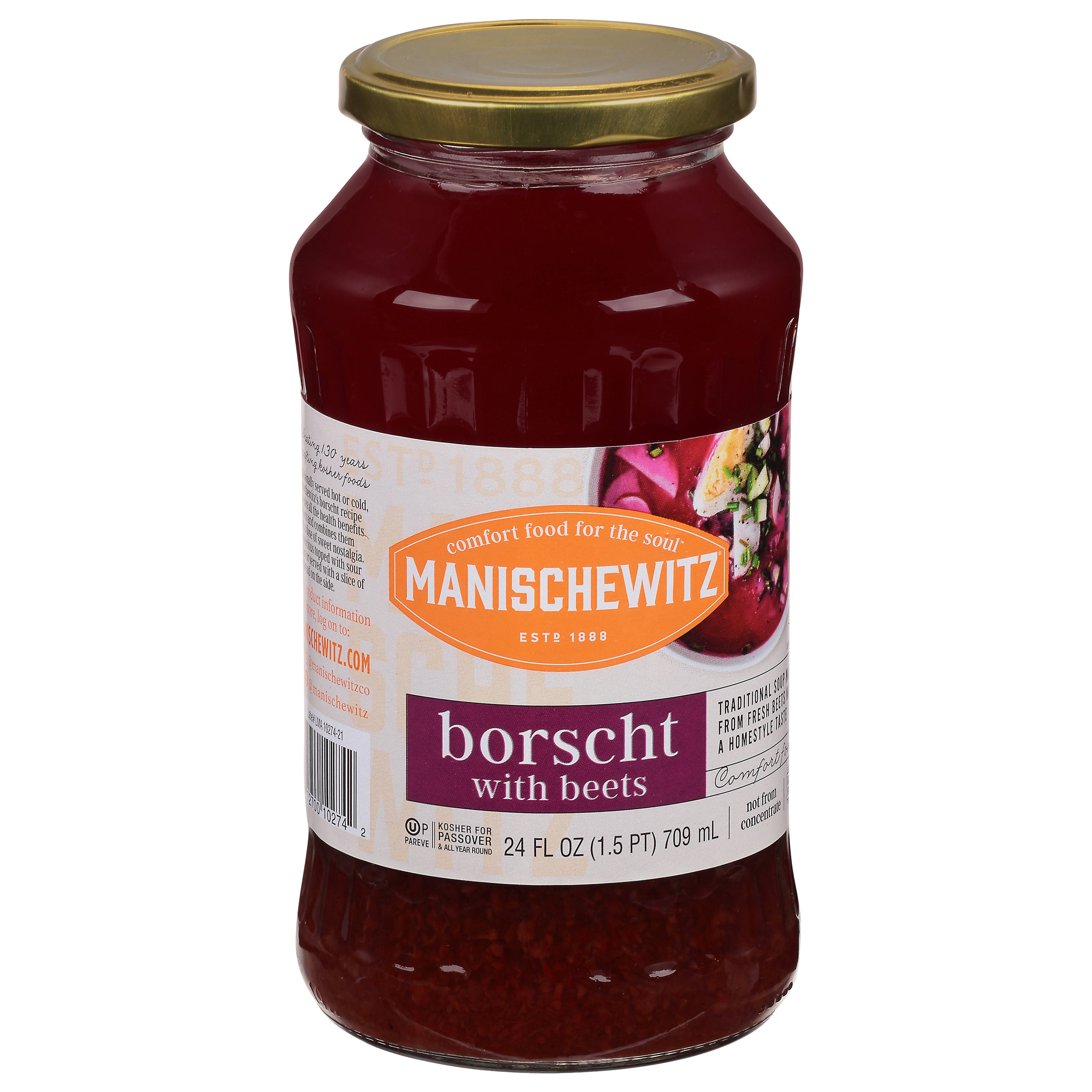 Manischewitz Borscht with Beets - Case of 12