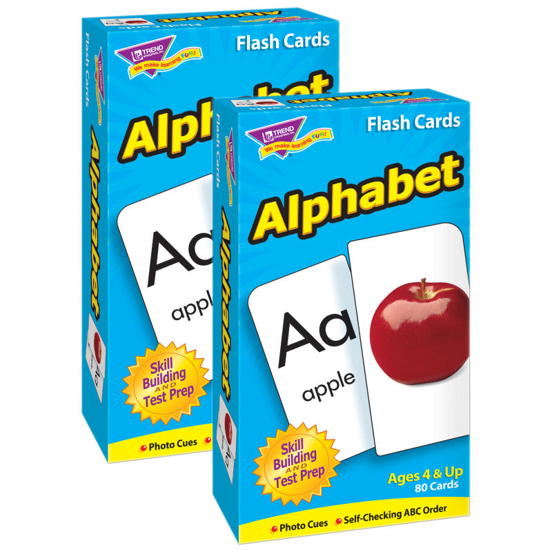 TREND - Alphabet Skill Drill Flash Cards, Pack of 2