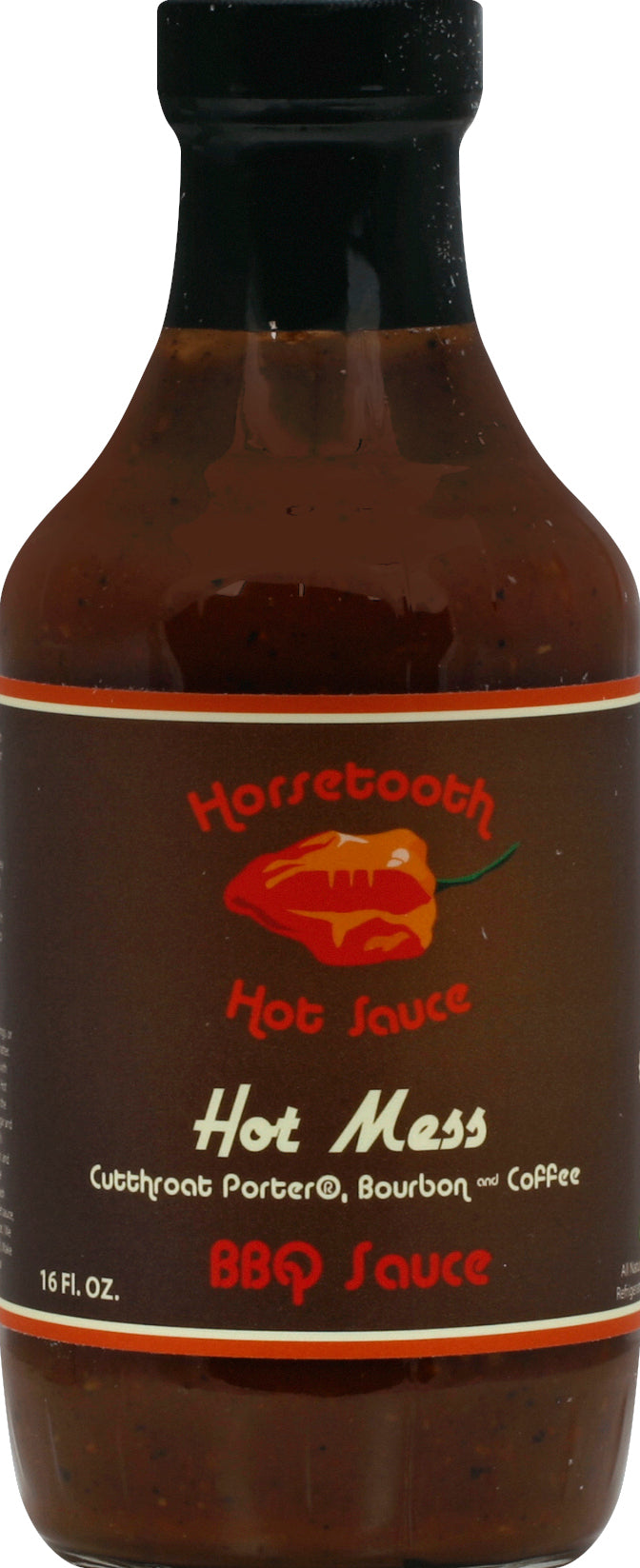 Horsetooth Hot Sauce BBQ Sauce Hot Mess - Case of 12 - 16 oz