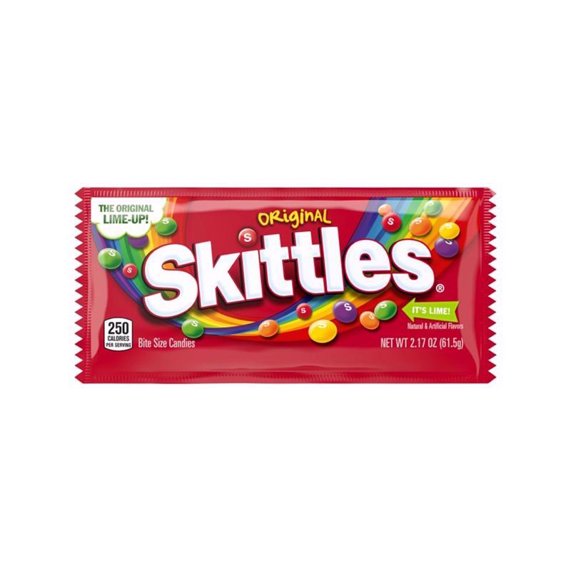 SKITTLES - Skittles Original Flavor Chewy Candy 2.17 oz - Case of 36