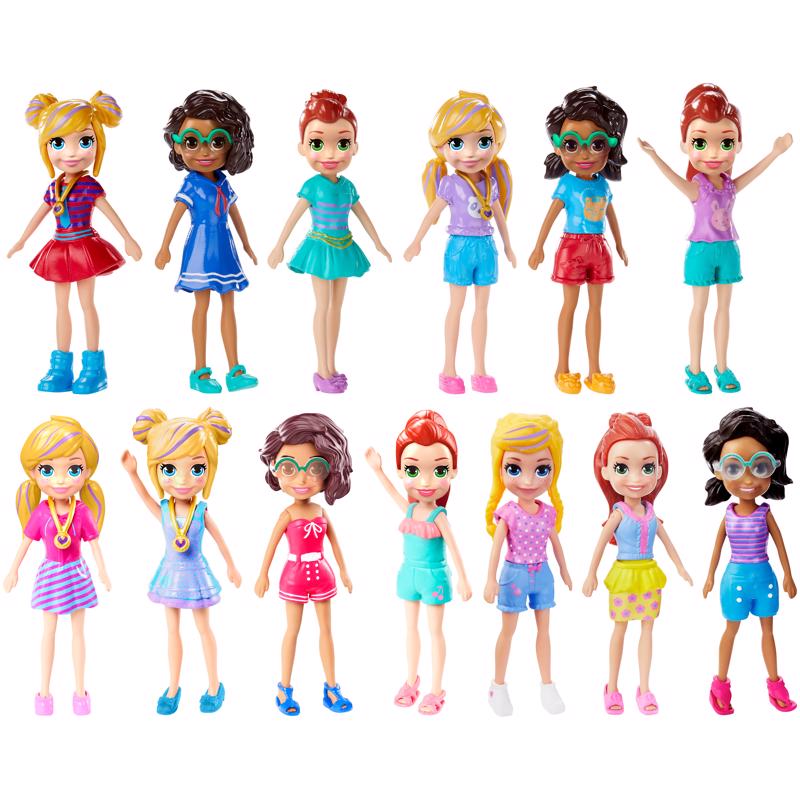 MATTEL - Mattel Polly Pocket Figures Multicolor 1 pc