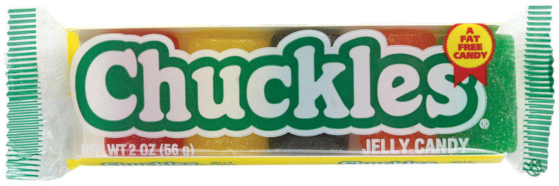 CHUCKLES - Chuckles Cherry Lemon Licorice Orange Lime Chewy Candy 2 oz - Case of 24