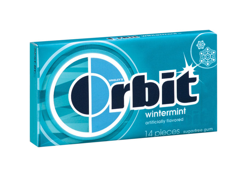 ORBIT - Orbit Sugar Free Wintermint Chewing Gum 14 pc - Case of 12