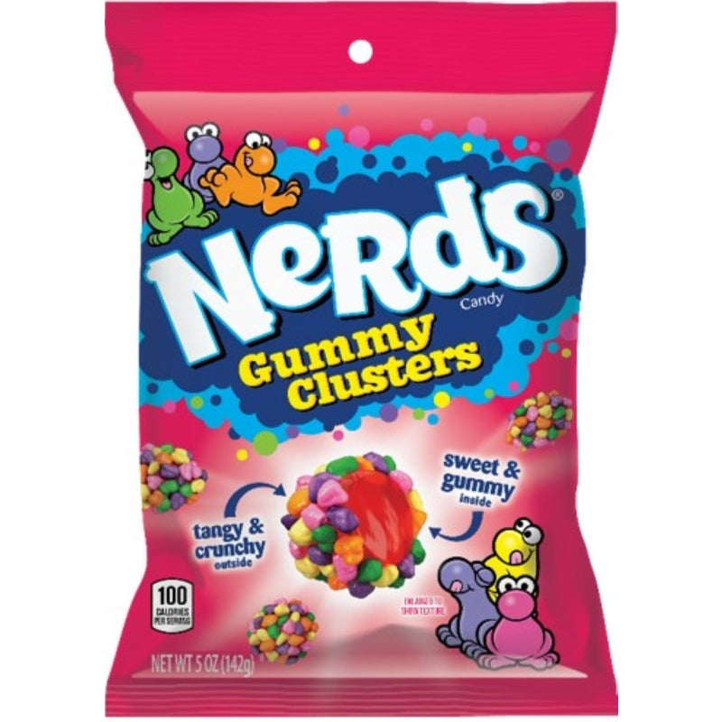 NERDS - Nerds Gummy Clusters Fruity Candy 5 oz - Case of 12