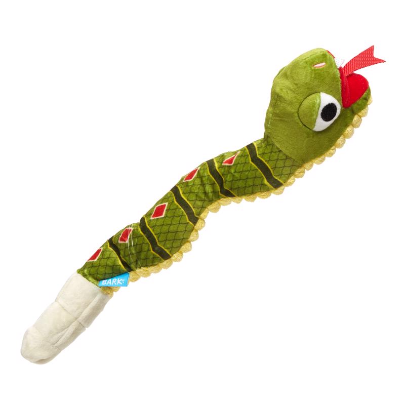 BARK - Bark Multicolored Plush Snake Dog Toy 1 pk - Case of 3