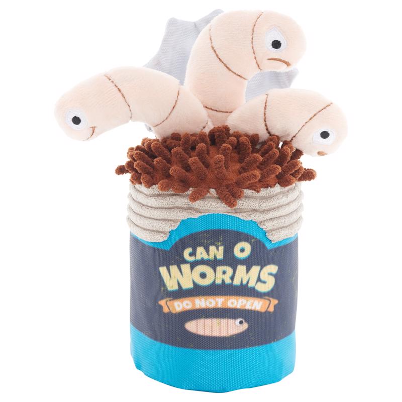 BARK - Bark Multicolored Plush Live Bait Bites Dog Toy 1 pk - Case of 3