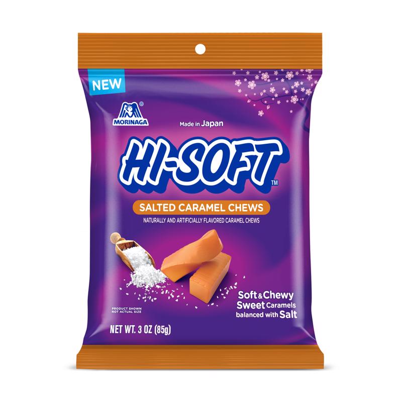 MORINAGA - Morinaga Hi-Soft Salted Caramel Chews 3 oz - Case of 6