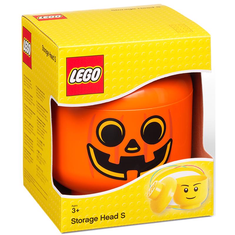 LEGO - LEGO Pumpkin Storage Head ABS/Polypropylene Orange 1 pc