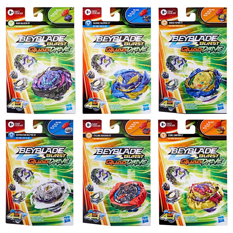 HASBRO - Hasbro Beyblade Burst QuadDrive Spinning Top Starter Pack Assorted